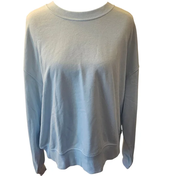 Old Navy Women's Sky Blue Sweatshirt Size Large - Picture 1 of 4